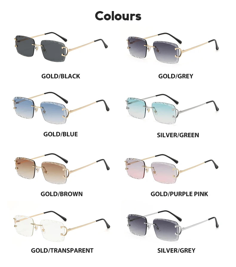 Sunglasses with tinted glass