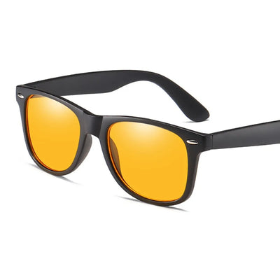 Snet with yellow glass