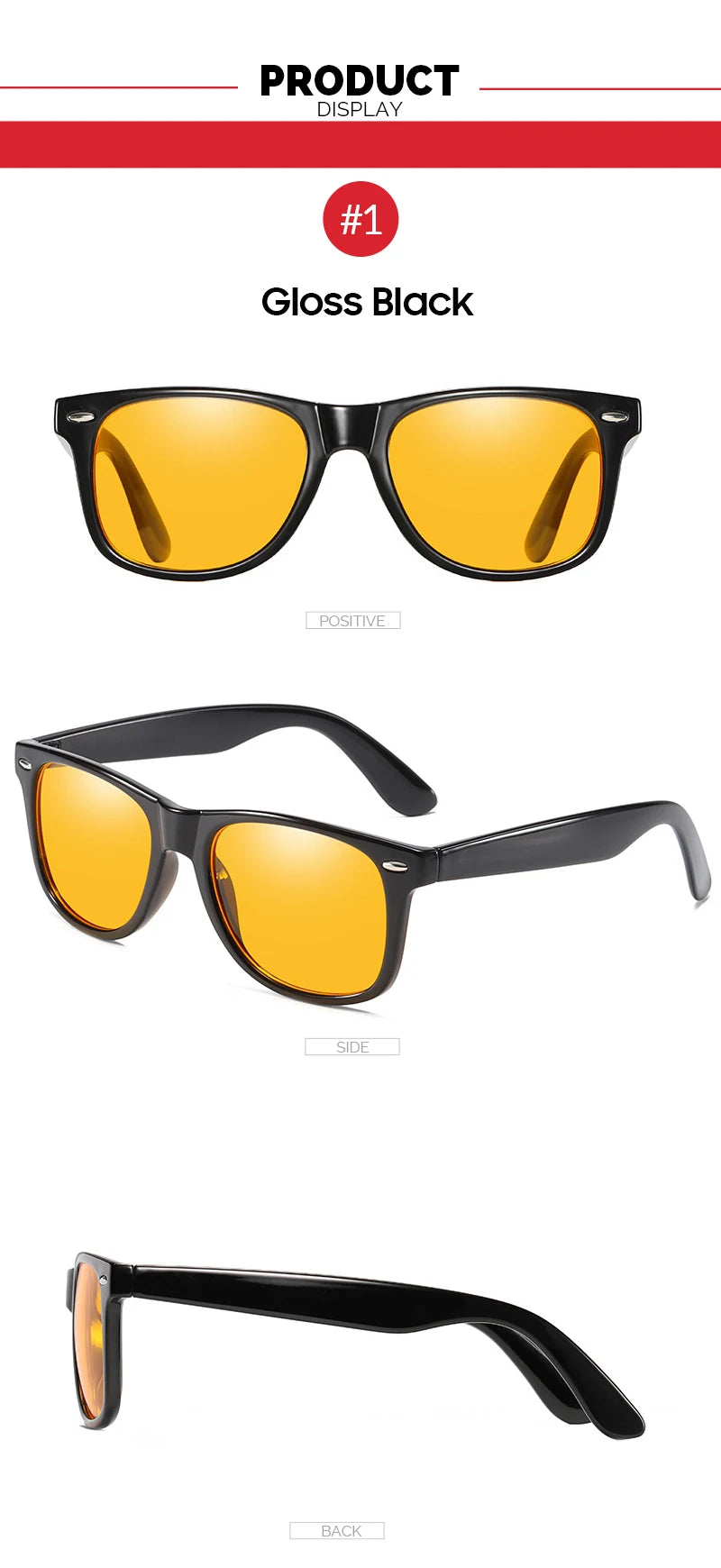 Snet with yellow glass